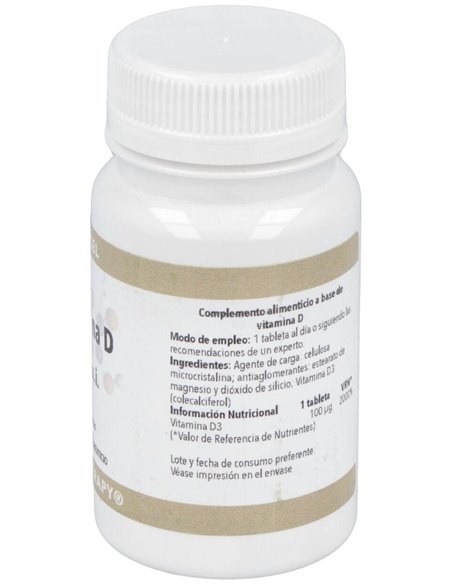 Vitamina D 4000Ui 100Comp. de Ortocel Nutri-Therapy