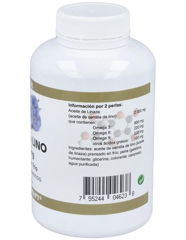 Aceite De Linaza (Semilla Lino) 1000Mg. 100Perlas de Ortocel Nutri-Therapy