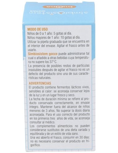 Simbiosistem Colicos Lactantes 10Ml. de Buona