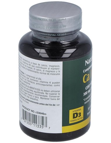 Ca/Mg/D3+K2 30Comp. de Natures Plus