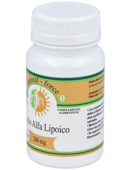 Acido Alfa Lipoico 200Mg. 60Cap. de Nutri-Force