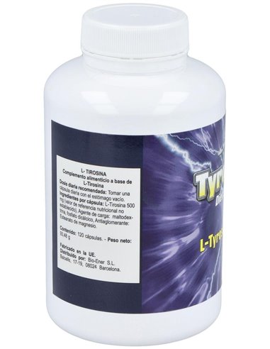 L-Tirosina 500Mg. 120Cap. de Nutri-Force