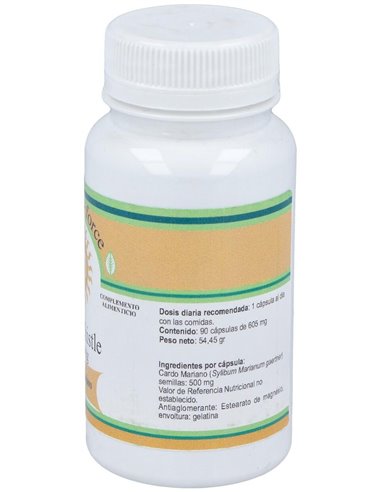 Cardo Mariano Milk Thistle 500Mg. 90Cap. de Nutri-Force