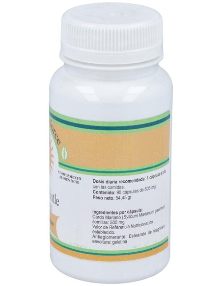 Cardo Mariano Milk Thistle 500Mg. 90Cap. de Nutri-Force