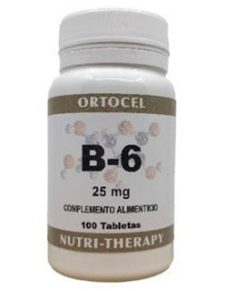 Vitamina B-6 100Comp. de Ortocel Nutri-Therapy