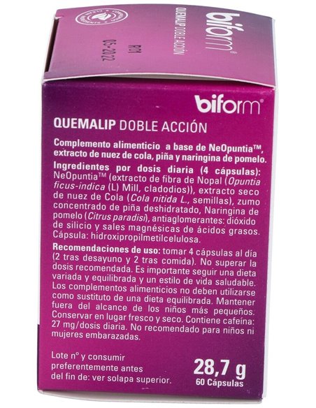 Biform Quemalip 60Cap. de Dietisa (Dielisa)