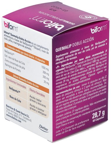 Biform Quemalip 60Cap. de Dietisa (Dielisa)