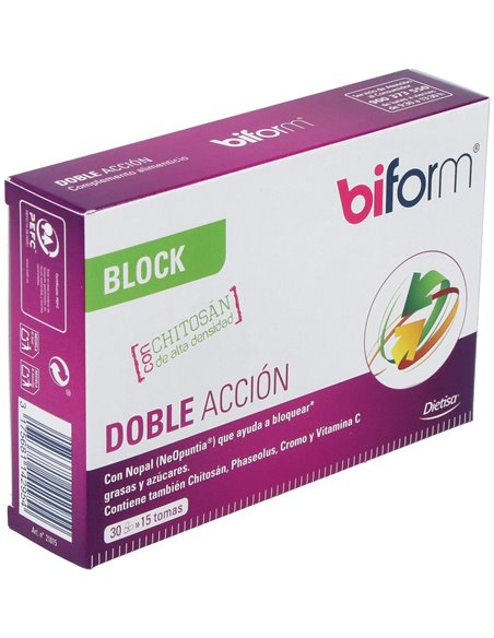 Block Doble Accion 30Cap. de Dietisa (Dielisa)