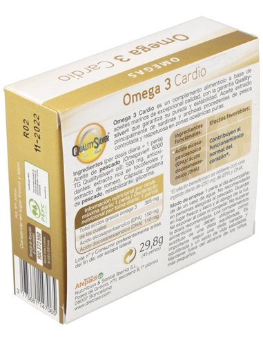 Omega 3 Cardio  Envase 45 Perlas(45 Días) de Dielisa®