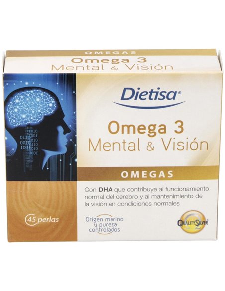 Omega 3 Mental Y Vision 45Perlas de Dietisa (Dielisa)