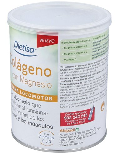 Colageno Con Magnesio 350Gr. de Dietisa (Dielisa)