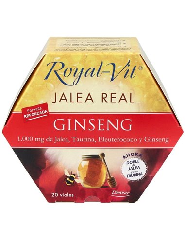 Jalea Real Royal Vit Ginseng 1000Mg Taurina  20Amp de Dietisa (Dielisa)