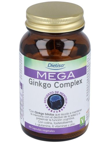 Mega Ginkgo Complex  Envase 60 Cápsulas(30 Dias) de Dielisa®