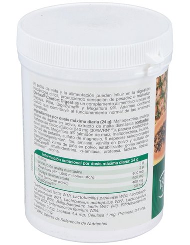 Confort Digest Papaya 180Gr. de Dietisa (Dielisa)