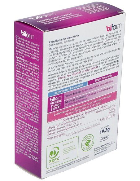 Biform 50  Vientre Plano Expert 48Cap. de Dietisa (Dielisa)