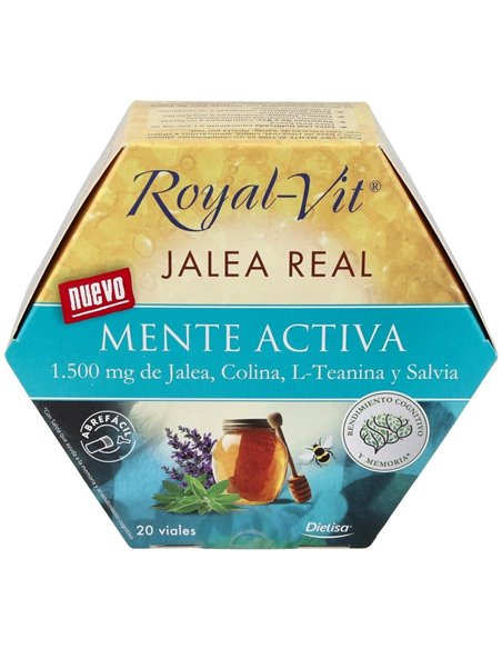 Jalea Real Royal Vit Mente Activa 20Viales de Dietisa (Dielisa)