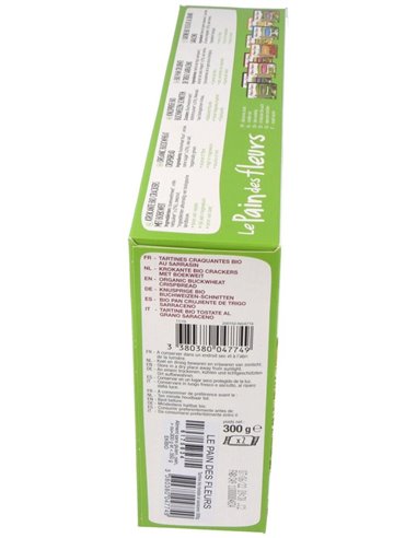 Cracker Trigo Sarraceno 300Gr. Bio Sg Vegan de Le Pain Des Fleurs