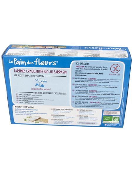 Cracker Trigo Sarraceno 300Gr. Bio Sg S/Sal Vegan de Le Pain Des Fleurs