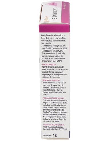 Lactibiane Voyage 14Cap. de Pileje