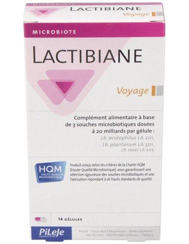 Lactibiane Voyage 14 cápsulas de Pileje