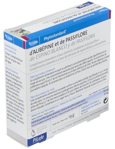 Phytostandard Espino Blanco-Pasiflora 30Comp. de Pileje