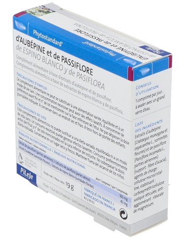 Phytostandard Espino Blanco-Pasiflora 30Comp. de Pileje