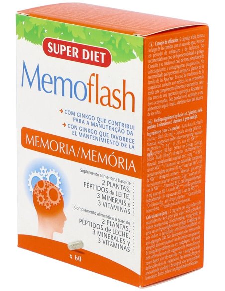 Memoflash Memoria 60Cap Agbio de Super Diet