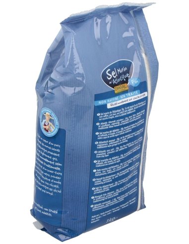 Sal Marina Atlantica Fina Sin Refinar 1Kg. de Danival