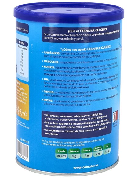 Colnatur Classic Polvo 300Gr. de Colnatur