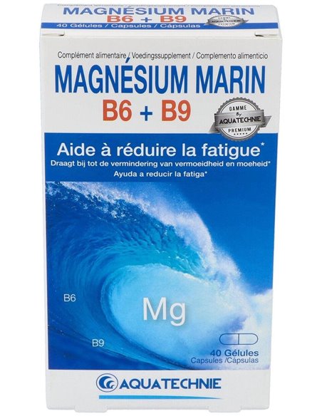 Magnesio Marino+B6+B9 40Cap. Biotechnie de Biover