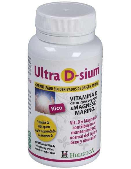 Ultra D-Sium Vit.D + Mg 60Perlas de Holistica