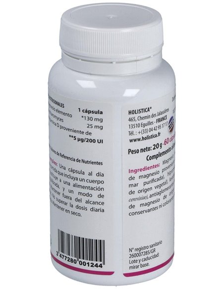 Ultra D-Sium Vit.D + Mg 60Perlas de Holistica