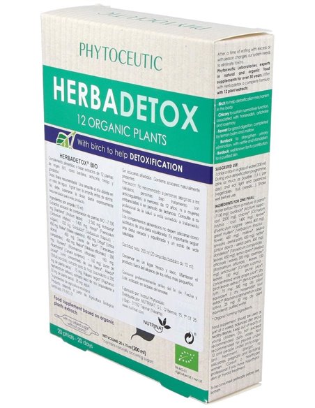 Herbadetox Bio  20 Amp de  Phytoceutic