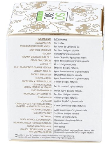 Crema De Dia Antiedad Hialuronico-Argan 50Ml. Bio de So´Bio Etic