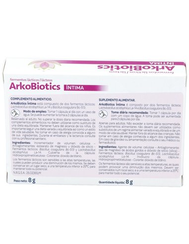 Arkobiotics Intima 20Cap. de Arkopharma