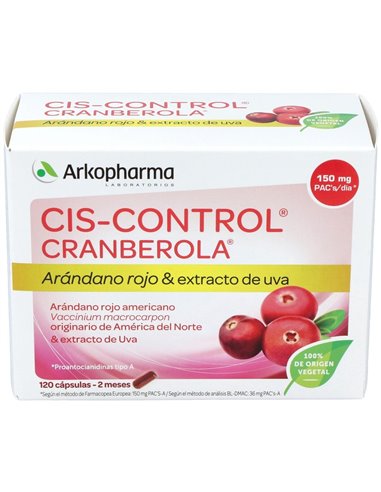 Cis Control Cranberola 120Cap. de Arkopharma