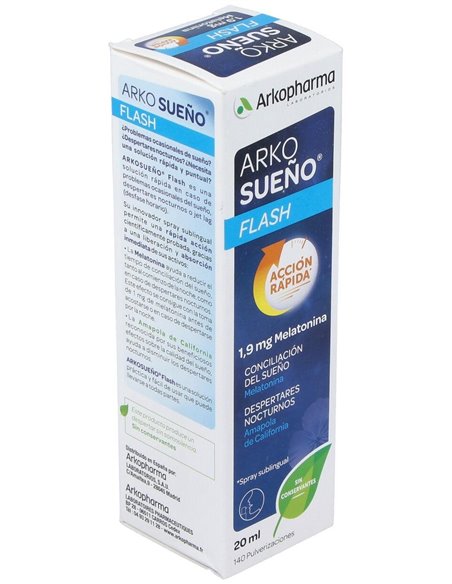 Arkorelax Sueño Flash Spray Sublingual 20Ml. de Arkopharma