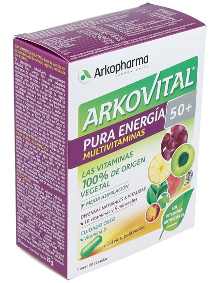 Arkovital Pura Energia Senior +50 60Cap. de Arkopharma