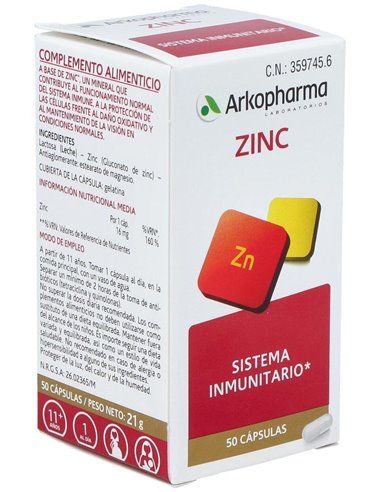 Arkovital Zinc 50Cap. de Arkopharma