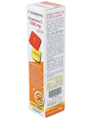 Arkovital Vitamina C 1000Mg 20Comp Efervescentes. de Arkopharma