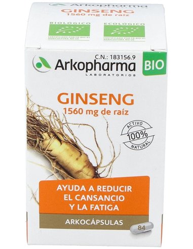 Ginseng 84Arkocapsulas. Bio de Arkopharma