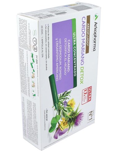 Arkofluido Cardo Mariano 20Amp. Bio de Arkopharma