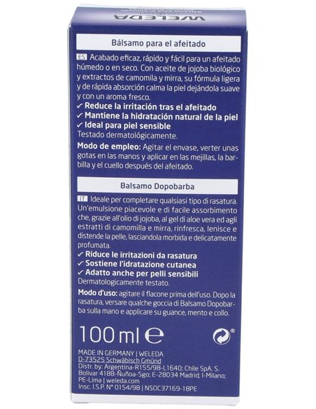 Bálsamo After Shave (FOR MEN), 100ml  de Weleda