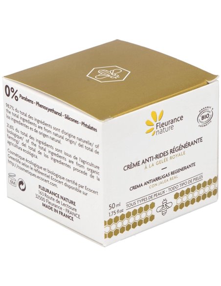 Crema Antiarrugas Regenerante Con Jalea 50Ml Bio de Fleurance Nature