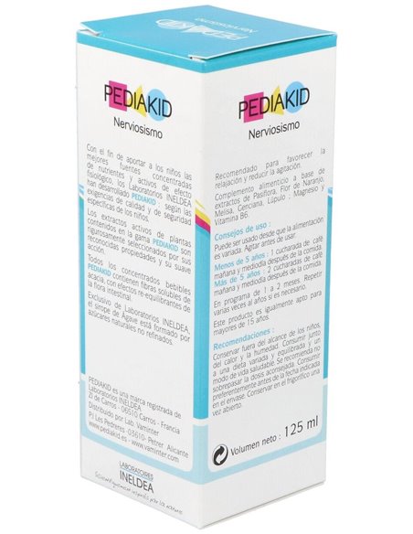 Pediakid Nerviosismo Jarabe 125Ml. de Ineldea