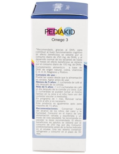 Pediakid Omega 3 Jarabe 125Ml. de Ineldea