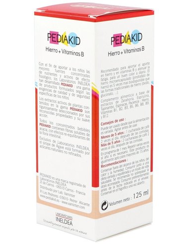 Pediakid Hierro-Vit.B Jarabe 125Ml. de Ineldea