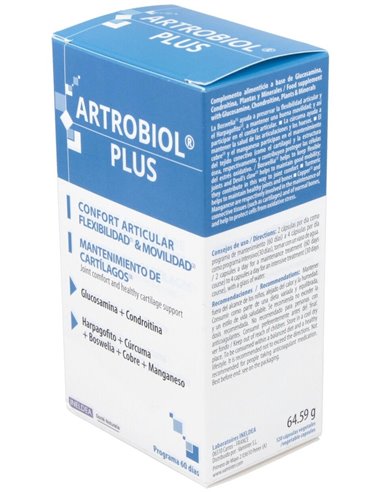 Artrobiol Plus Glucosamina+Condroitina 120Cap. de Ineldea