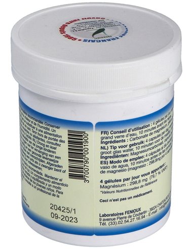 Carbonato De Magnesio 200Cap. de Fenioux