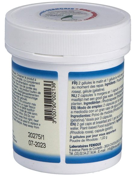 Rhodiola 340Mg. 90Cap. de Fenioux